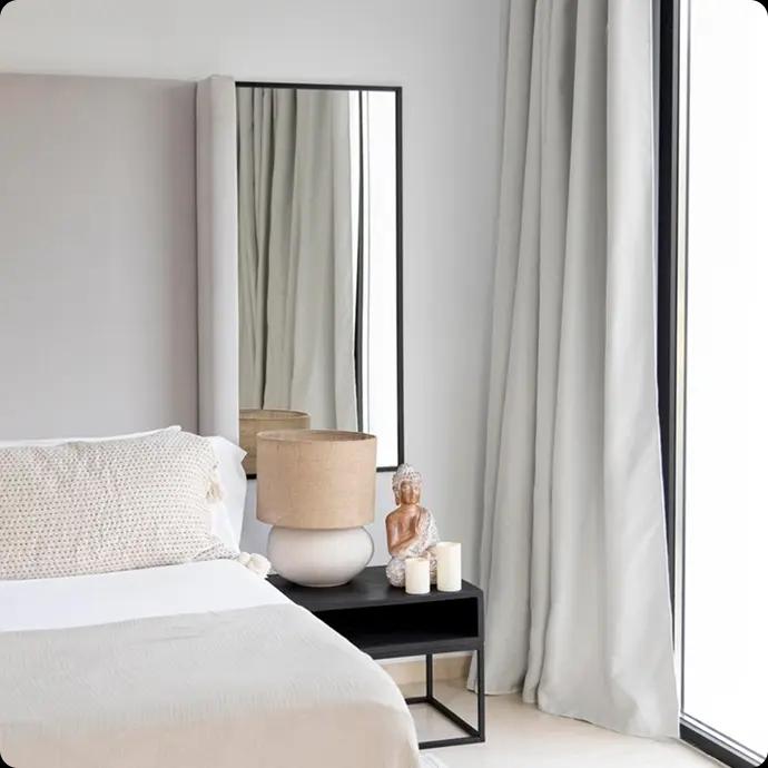 Modern modular home bedroom